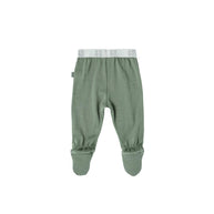 Merino Footed Leggings - Sage | Babu
