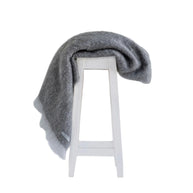 Windermere Mohair  Throw | Pewter
