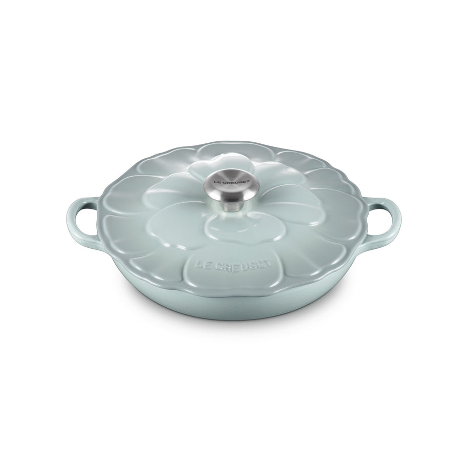 Cast Iron Petal Shallow Casserole | Le Creuset