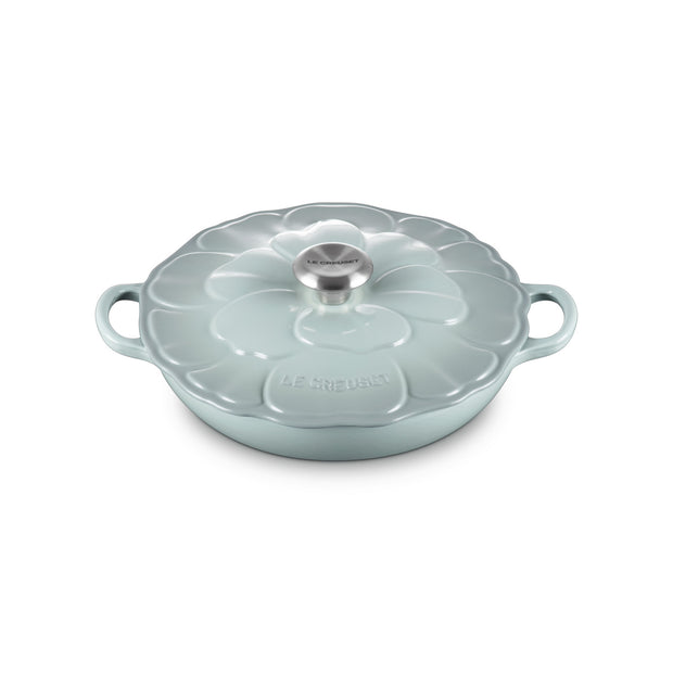 Cast Iron Petal Shallow Casserole | Le Creuset