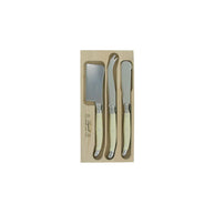 Laguiole 3 Cheese Knife & Spreader Ivory Set | Andre Verdier
